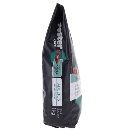 ALIMENTO PARA CÃO FOSTER ONE RAÇAS PEQUENAS CARNE E ARROZ PACOTE 1KG 360-3
