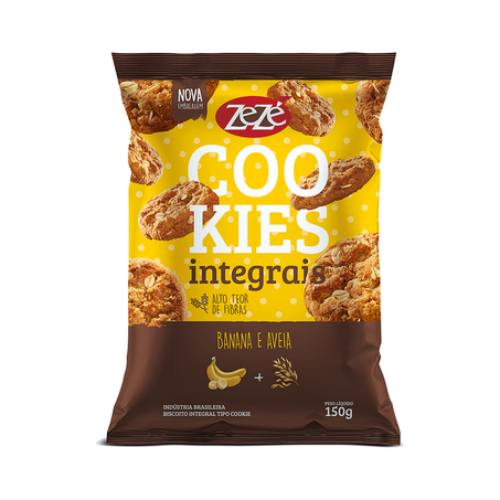 BISCOITO COOKIES BANANA E AVEIA ZEZÉ