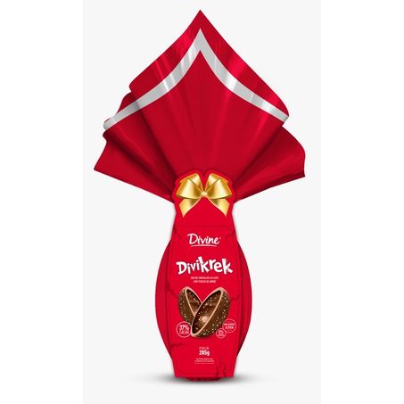 OVO DE PÁSCOA DIVINE 285G DIVIKREK 37% CACAU