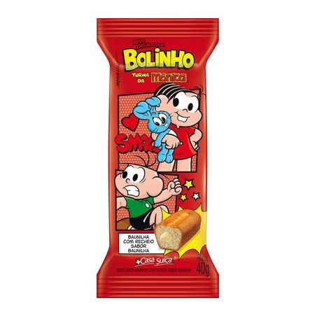 BOLINHO TURMA MONICA 40G BAUNILHA