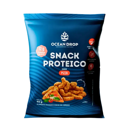SNACK PROTEICO SABOR PIZZA 40G - OCEAN DROP