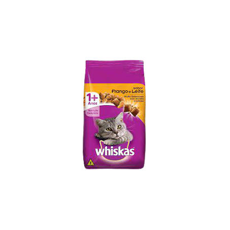 Ração g whiskas frango e leite kg