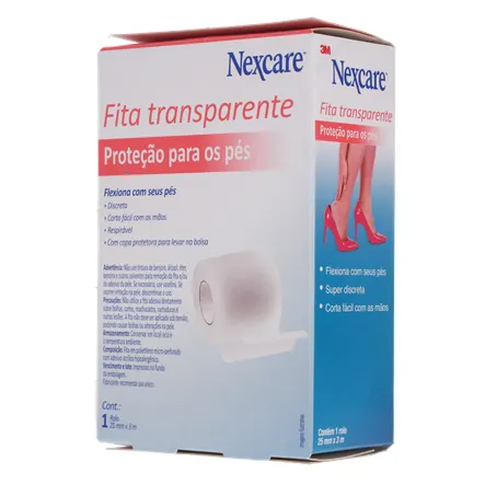 Fita adesiva protetora de pés 3m transpa 360-22