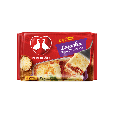 Lasanha perdigão calabresa 600g