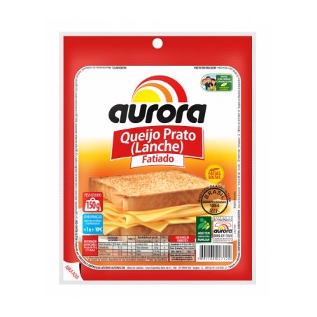 Queijo aurora prato 150g