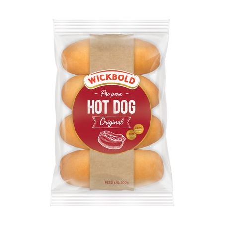 Pão hot dog Wickbold tradicional 200g