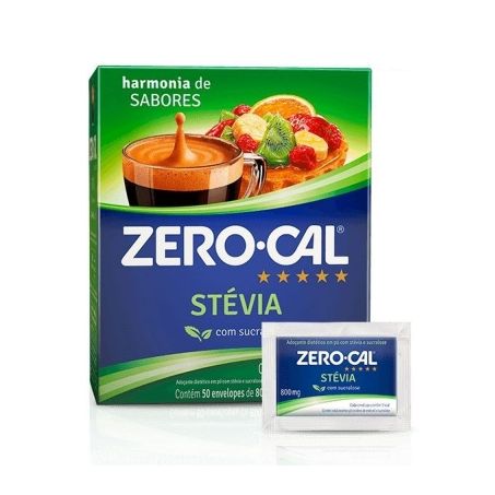 ADOÇANTE ZERO CAL STEVIA PÓ C50