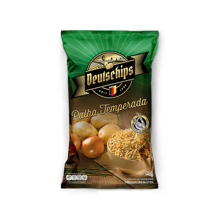Batata palha deutschips temperada cebola/salsa 140g