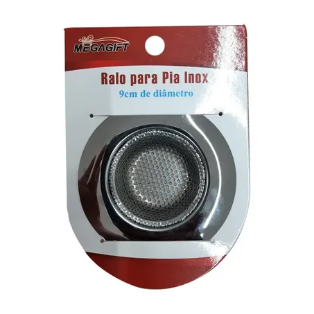 Ralo P/Pia Inox 9cm Megagft