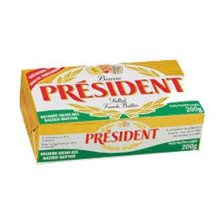 Manteiga president com sal 200 gr