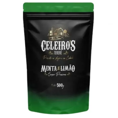 Erva Mate Terere Celeiro s 500g Menta Limao