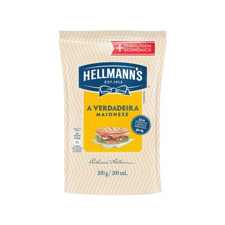 MAIONESE HELLMANN'S SACHE 200 GR                  