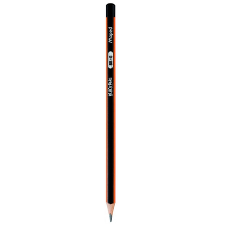 Esc lapis preto tecnico maped ergo 6b un