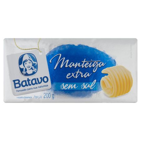 Manteiga Sem Sal Batavo