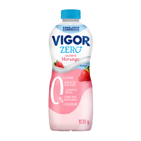 Iogurte Líquido Vigor S/Lactose Zero Morango 1,10g