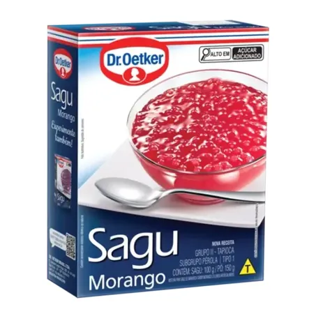 Sagu Dr Oetker Morango 250g
