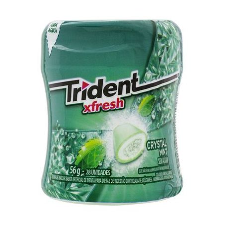 Chicle xfresh morango/limao trident 54g