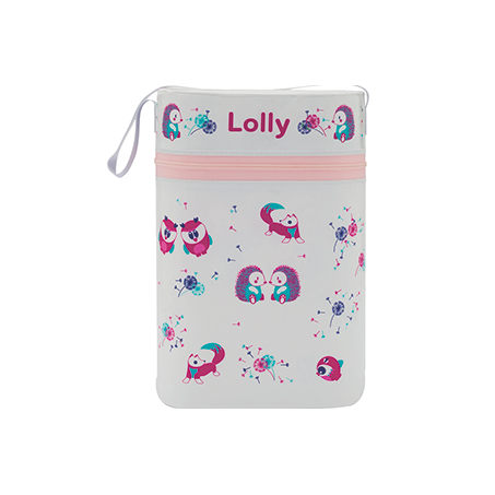 PORTA MAMADEIRA LOLLY PARA 2 MAMADEIRAS AZUL