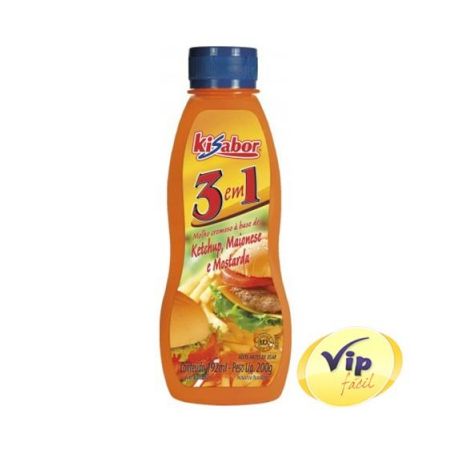 Molho kisabor 3 em 1 370g