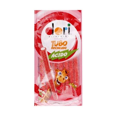 Bala dori regaliz 70gr tubo mor acido