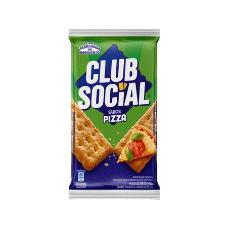 Biscoito club social pizza 141g