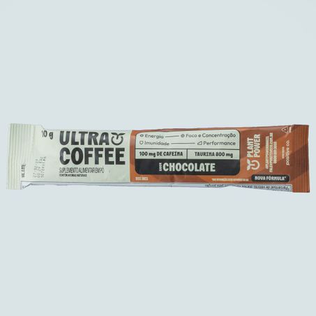 ULTRACOFFEE SABOR CHOCOLATE 10G PLANT POWER