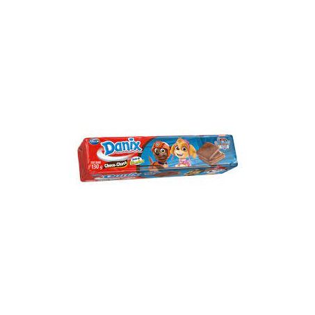 Biscoito Recheado Danix Patrulha Canina Choco Chocolate 130g