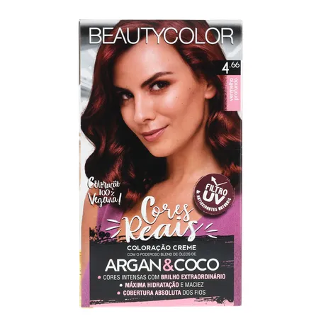 Tintura Beauty Color 4.66 Vermelho Profundo