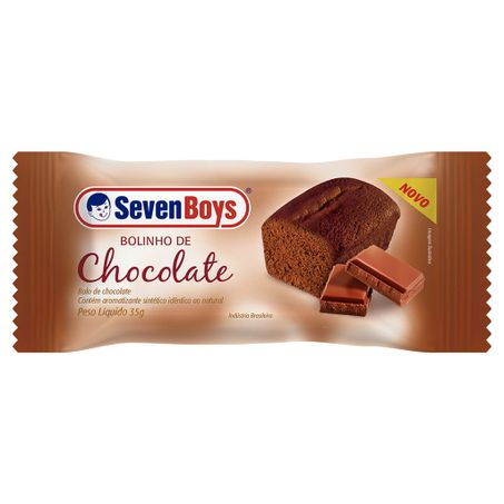 Bolinho chocolate seven boys