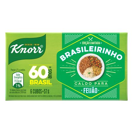 CALDO EM TABLETE PARA FEIJÃO KNORR COM 6 UNIDADES