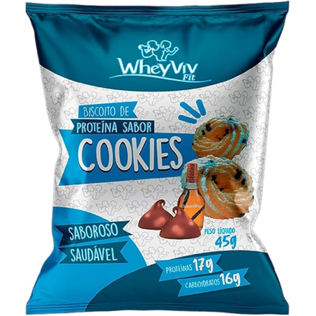Biscoito Proteico Wheyviv Cookies 45g