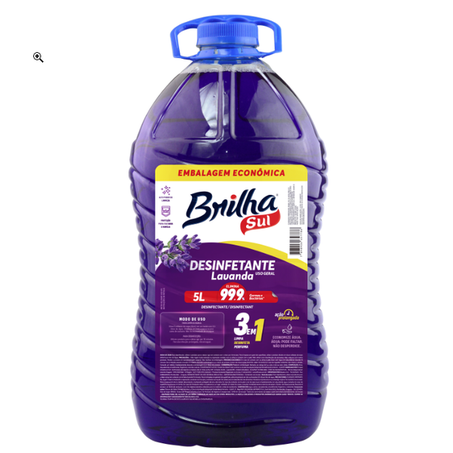 DESINFETANTE BRILHA SUL LAVANDA 5L
