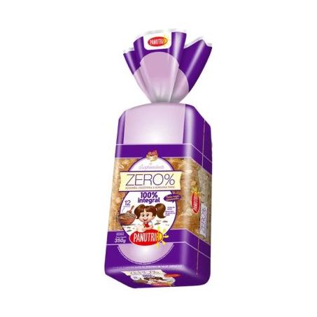 Pão integral 12 grãos zero panutrir 350g