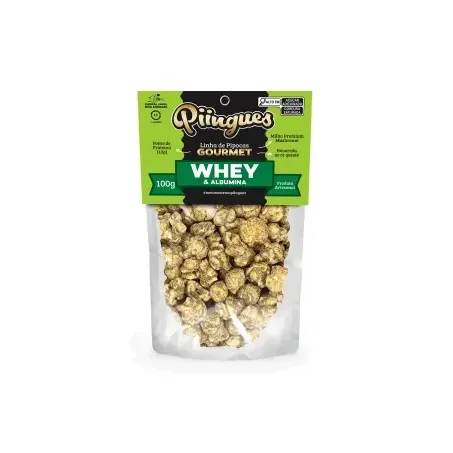 Pipoca gourmet fit proteica whey piingues 100g