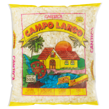Canjica Campo Largo 400g Branca