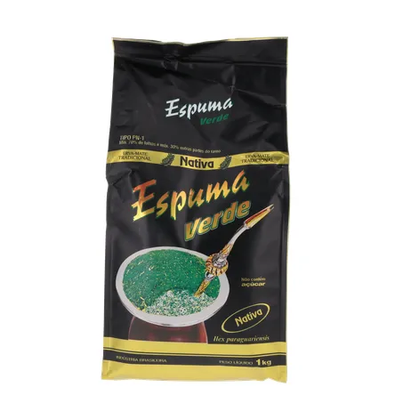 Erva Mate Espuma Verde Tradicional Pacote 1KG 360-0