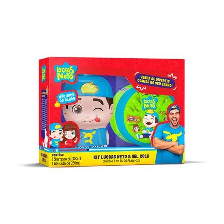 Kit Cia Da Natureza Luccas Neto Shampoo 300ml + Gel Fixador 250g