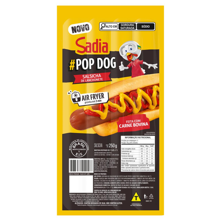Salsicha Sadia 250g - Pop Dog - Air Fryer