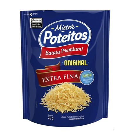 Batata Palha Mister Poteitos Extrafina 70g