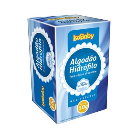 Algodão Hidrófilo Isababy 50G