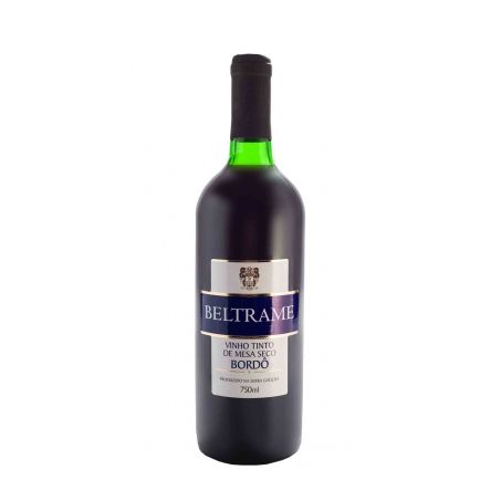 Vinho beltrame tinto seco bordo 750ml