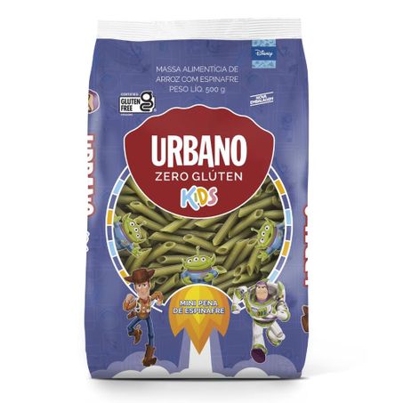 Massa urbano de arroz mini pena de espinafre 500g