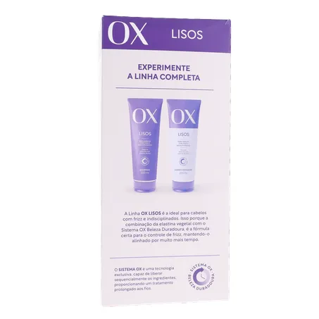 Kit shampoo ox 375ml+cond170ml lisos 360-17