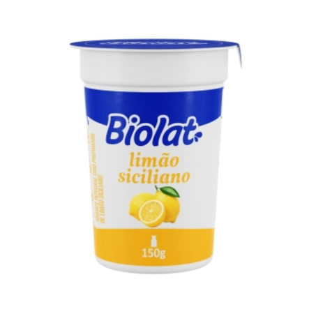 IOGURTE INTEGRAL BIOLAT 150G LIMAO SICILIANO