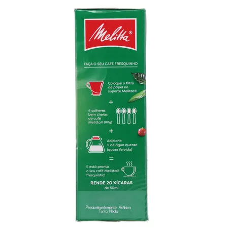 CAFÉ PÓ MELITTA TRADICIONAL VÁCUO 250G 360-9