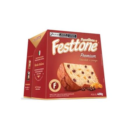PANETONE FESTTONE PR CHOCO LAR 400G