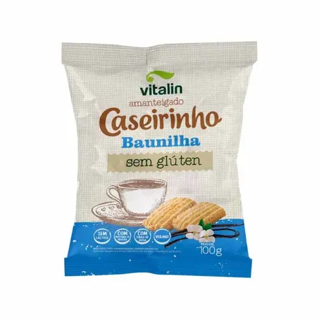 Vitalin Biscoito Caseirinho Baunilha 100G