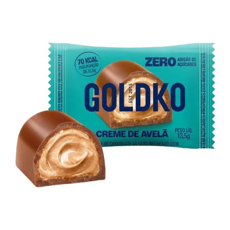 CHOCOLATE CREME DE AVELÃ ZERO AÇÚCAR GOLD&KO