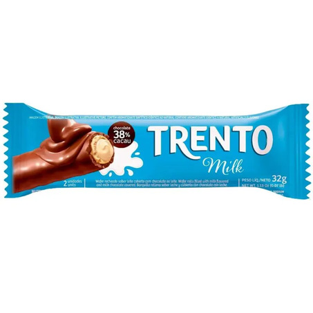 Chocoalte barrinha trento 29g milk unidade