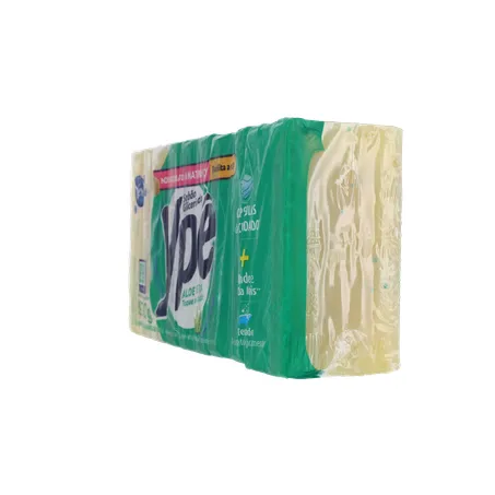 Sabão em Barra Glicerinado Ypê Aloe Vera Toque de Maciez Pacote com 5un - 900gr 360-7